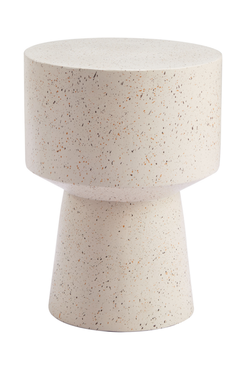 Beige Terrazzo-Look Side Table | OROA Modern Masko | Oroatrade.com