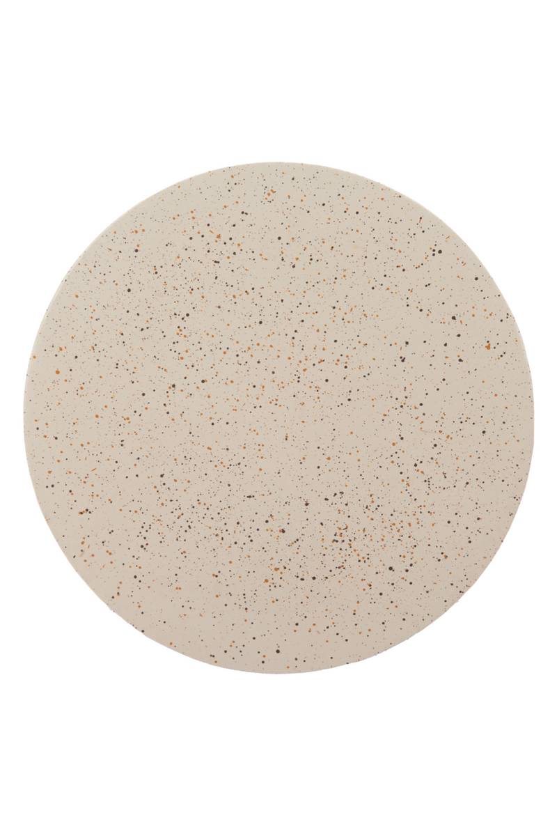 Beige Terrazzo-Look Side Table | OROA Modern Masko | Oroatrade.com