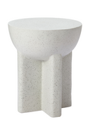 White Terrazzo-Look Side Table | OROA Modern Molli | Oroatrade.com