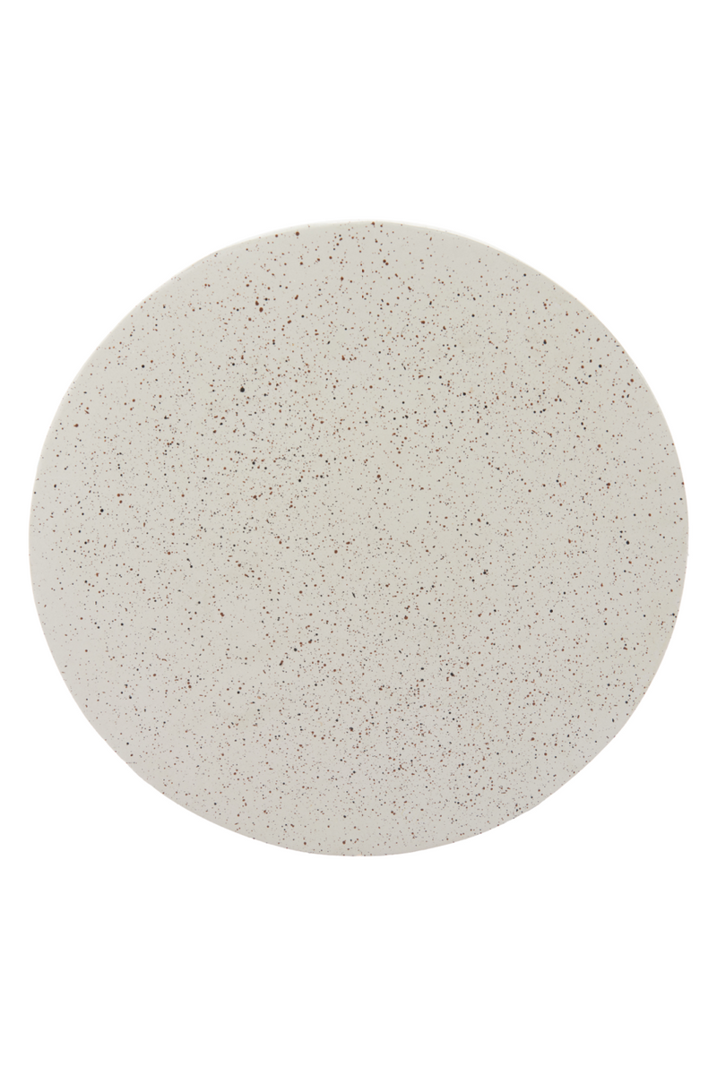 White Terrazzo-Look Side Table | OROA Modern Molli | Oroatrade.com