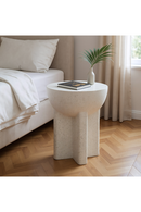 White Terrazzo-Look Side Table | OROA Modern Molli | Oroatrade.com