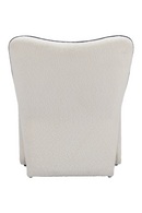 White Accent Chair with Piping | OROA Modern Novo | Oroatrade.com