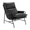Black Leather Lounge Chair | OROA Modern Halaus | Oroatrade.com