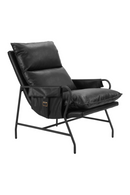 Black Leather Lounge Chair | OROA Modern Halaus | Oroatrade.com