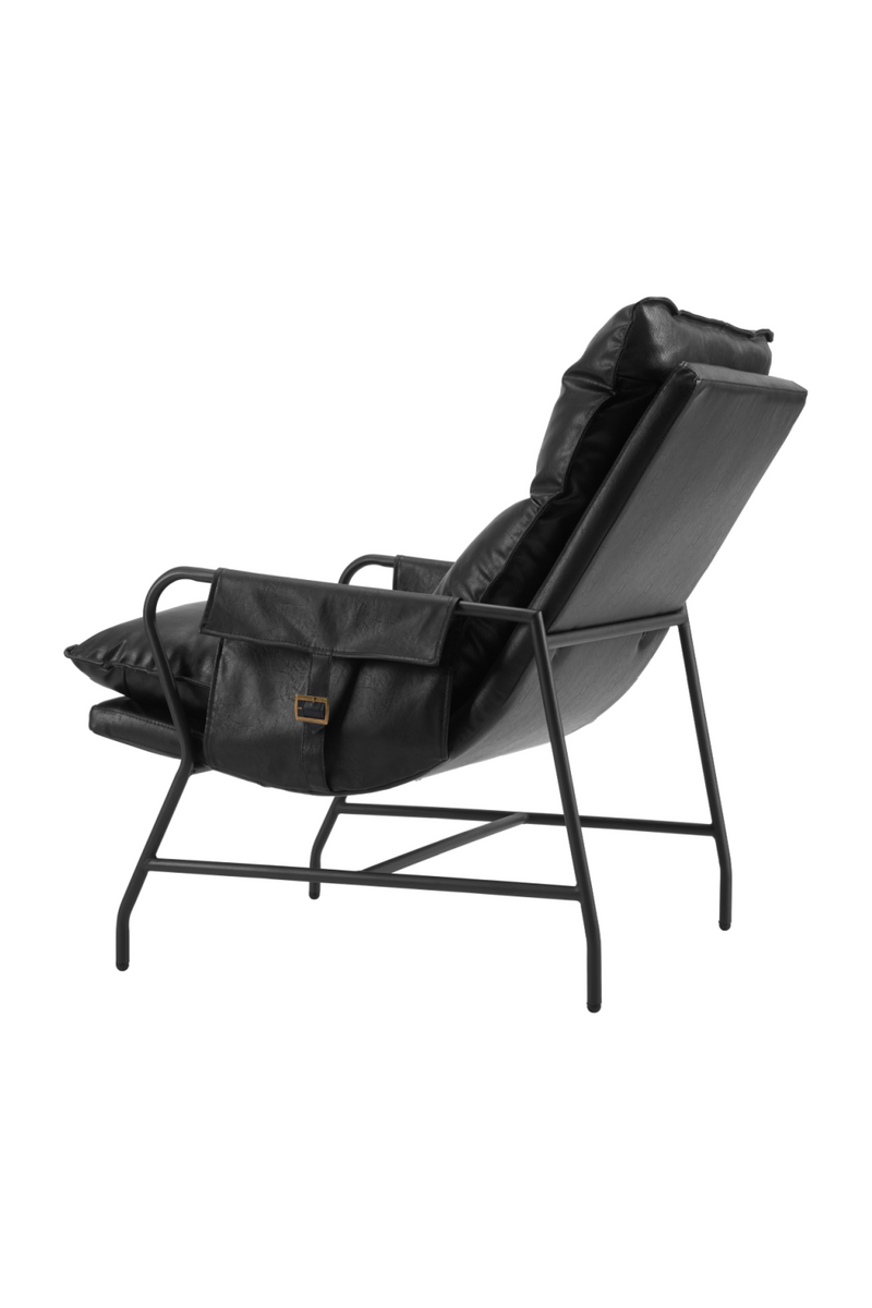 Black Leather Lounge Chair | OROA Modern Halaus | Oroatrade.com