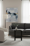 Black Acacia Wood Accent Table | OROA Modern Arasan | Oroatrade.com