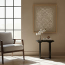 Black Acacia Wood Accent Table | OROA Modern Arasan