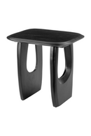 Black Acacia Wood Accent Table | OROA Modern Arasan | Oroatrade.com
