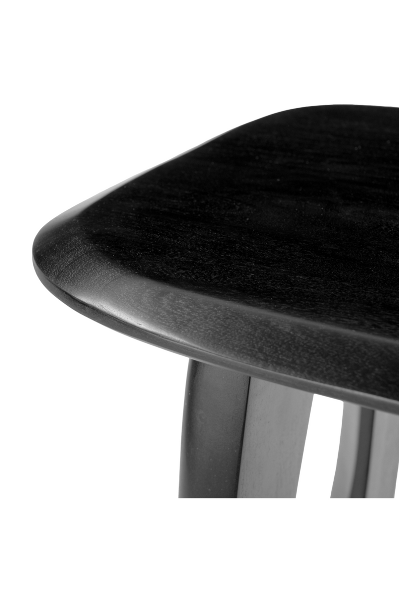 Black Acacia Wood Accent Table | OROA Modern Arasan | Oroatrade.com