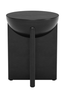 Black Solid Mango Side Table | OROA Modern Tume | Oroatrade.com