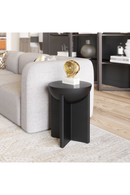Black Solid Mango Side Table | OROA Modern Tume | Oroatrade.com