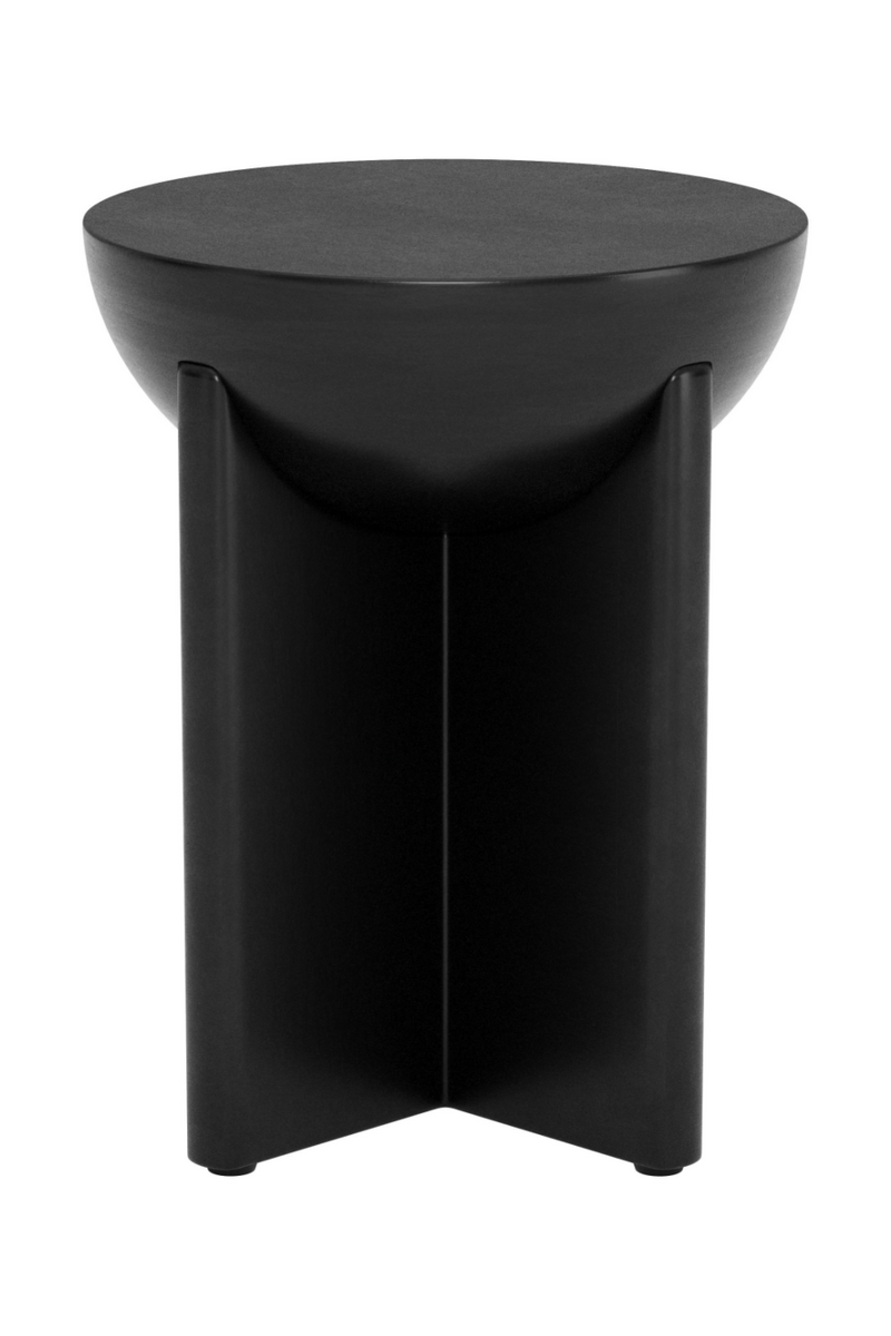 Black Solid Mango Side Table | OROA Modern Tume | Oroatrade.com