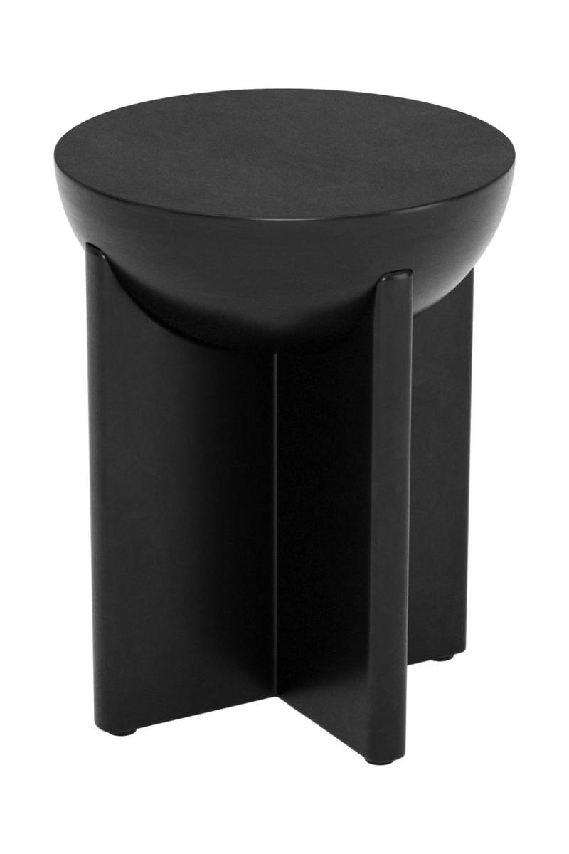 Black Solid Mango Side Table | OROA Modern Tume | Oroatrade.com