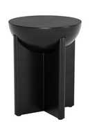 Black Solid Mango Side Table | OROA Modern Tume | Oroatrade.com