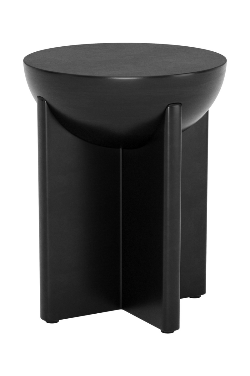 Black Solid Mango Side Table | OROA Modern Tume | Oroatrade.com