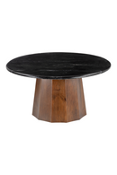 Black Marble Round Coffee Table | OROA Modern Aipe | Oroatrade.com