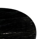 Black Marble Round Coffee Table | OROA Modern Aipe