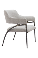 Gray Textured Fabric Accent Chair | OROA Modern Vesterboro | Oroatrade.com