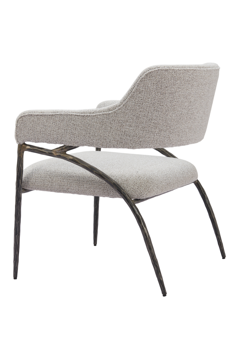 Gray Textured Fabric Accent Chair | OROA Modern Vesterboro | Oroatrade.com