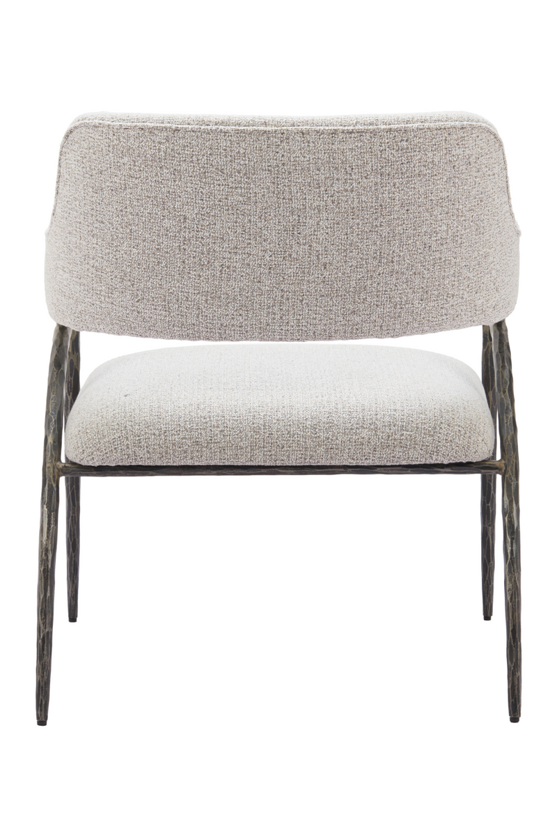 Gray Textured Fabric Accent Chair | OROA Modern Vesterboro | Oroatrade.com