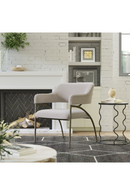 Gray Textured Fabric Accent Chair | OROA Modern Vesterboro | Oroatrade.com