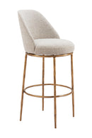 Beige Swivel Bar Stool | OROA Modern Nordhavn | Oroatrade.com