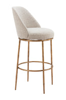 Beige Swivel Bar Stool | OROA Modern Nordhavn | Oroatrade.com