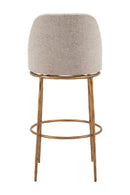 Beige Swivel Bar Stool | OROA Modern Nordhavn | Oroatrade.com