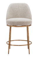 Beige Swivel Counter Stool | OROA Modern Nordhavn | Oroatrade.com