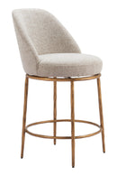 Beige Swivel Counter Stool | OROA Modern Nordhavn | Oroatrade.com