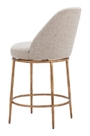 Beige Swivel Counter Stool | OROA Modern Nordhavn | Oroatrade.com