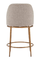 Beige Swivel Counter Stool | OROA Modern Nordhavn | Oroatrade.com