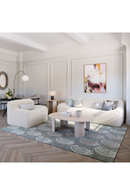 Cream Fur Sofa | OROA Modern Osterbro | Oroatrade.com