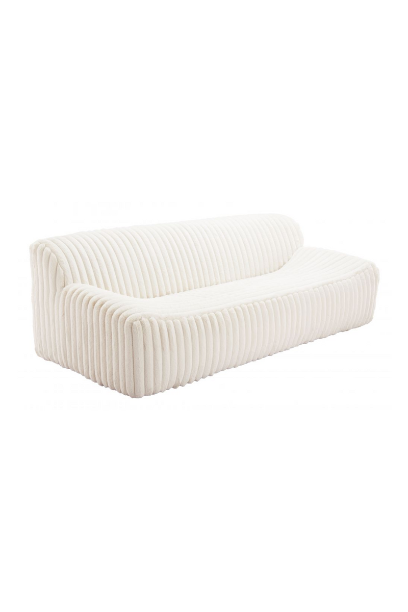 Cream Fur Sofa | OROA Modern Osterbro | Oroatrade.com