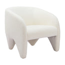 White Shearling Accent Chair | OROA Modern Lopta | Oroatrade.com