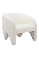 White Shearling Accent Chair | OROA Modern Lopta | Oroatrade.com