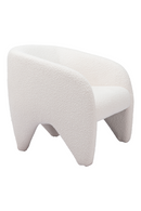 White Shearling Accent Chair | OROA Modern Lopta | Oroatrade.com