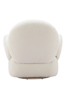 White Shearling Swivel Chair | OROA Modern Pilka | Oroatrade.com