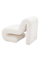 White Ribcord Accent Chair | OROA Modern Opam | Oroatrade.com