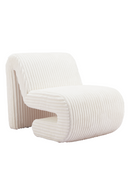 White Ribcord Accent Chair | OROA Modern Opam | Oroatrade.com
