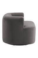 Gray Velvet Swivel Chair | OROA Modern Mugav | Oroatrade.com