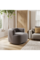 Gray Velvet Swivel Chair | OROA Modern Mugav | Oroatrade.com