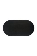Black Wooden Top Dining Table | OROA Modern Lassig | Oroatrade.com