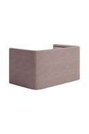 Taupe Velvet Loveseat | OROA Modern Trippel | Oroatrade.com