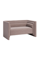 Taupe Velvet Loveseat | OROA Modern Trippel | Oroatrade.com