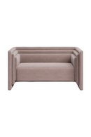 Taupe Velvet Loveseat | OROA Modern Trippel | Oroatrade.com