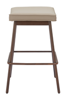 Beige Leather Seat Counter Stools (2) | OROA Modern Divat | Oroatrade.com