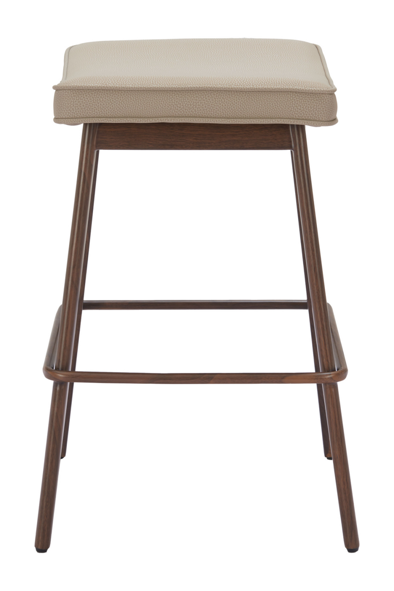 Beige Leather Seat Counter Stools (2) | OROA Modern Divat | Oroatrade.com