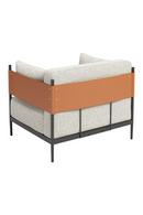 Gray Ribbed Lounge Armchair | OROA Modern Stirbe | Oroatrade.com