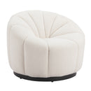 Cream Shearling Accent Chair | OROA Modern Bhutan | Oroatrade.com